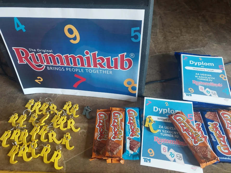 I Międzyszkolny Turniej Rummikuba w gminie Gostyń