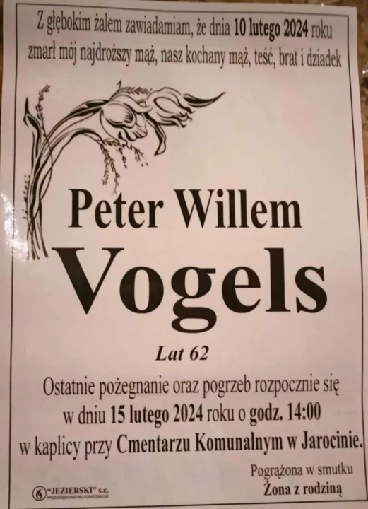 Ludzie, których znałam... Peter Vogels