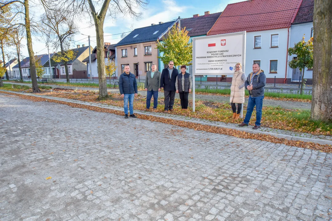 Sulmierzyce. Zakończenie przebudowy Alei Klonowicza