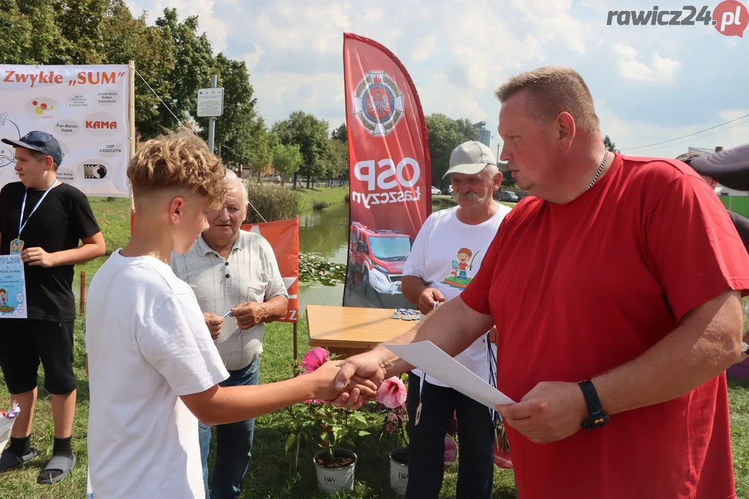 Zawody wędkarskie w Łaszczynie