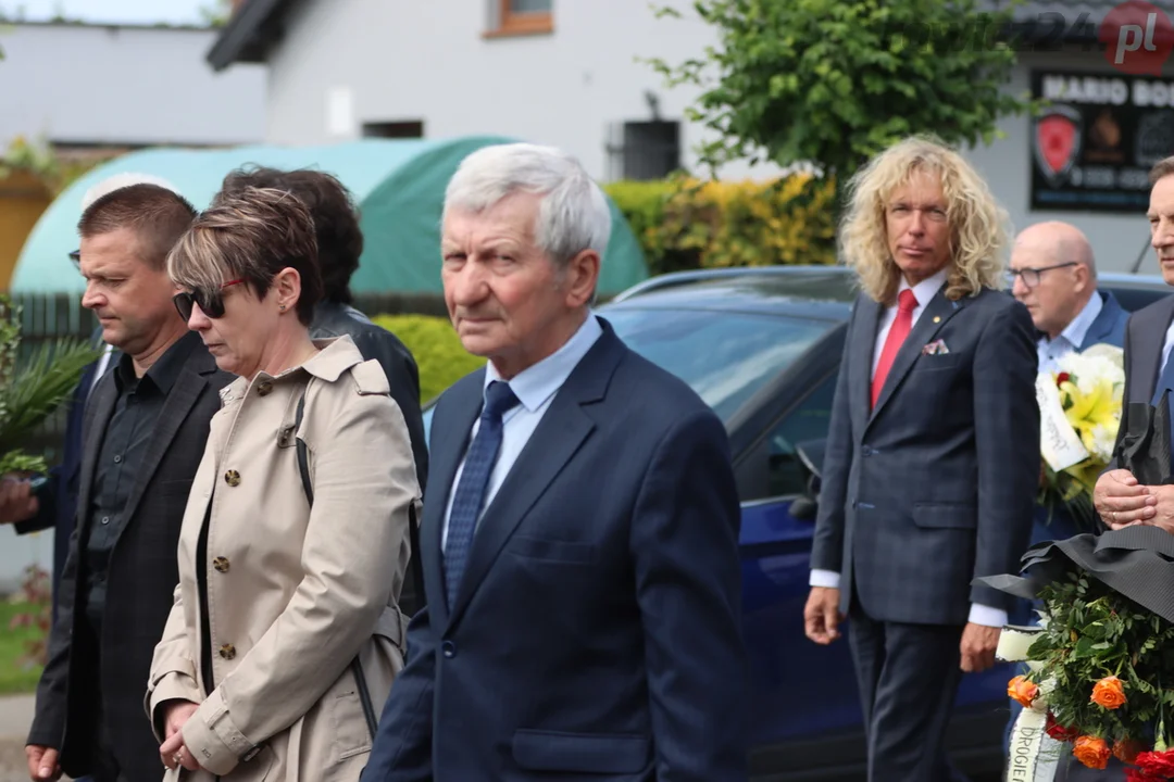 Delegacje na ceremonii pogrzebowej śp. Kazimierza Chudego