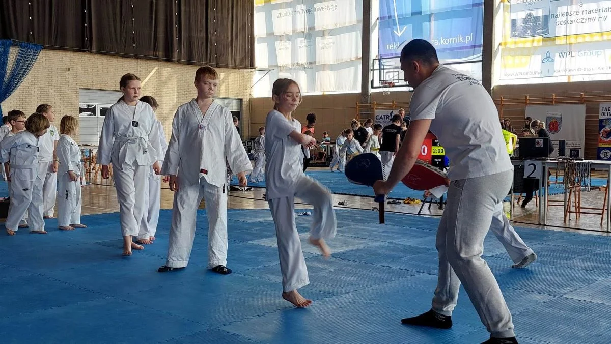 Reprezentanci UKS-u Tornado Jarocin na II Turnieju Grand Prix Wielkopolski w taekwondo olimpijskim