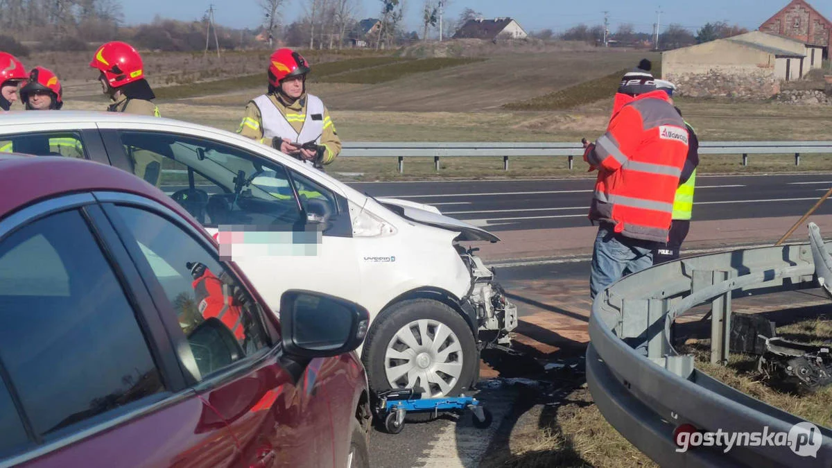 Wypadek na DK 12 Gostyń - Jarocin