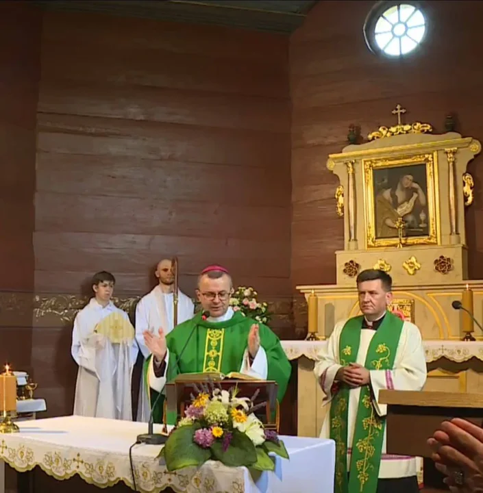 Poświęcenie drewnianego kościoła św. Marii Magdaleny w Krotoszynie