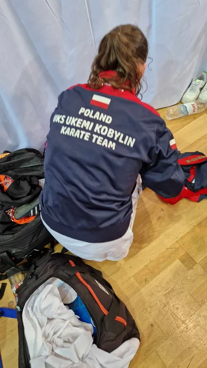 Julia Maślanka z UKEMI Kobylin na KARATE1 YOUTH LEAGUE - POREC 2023