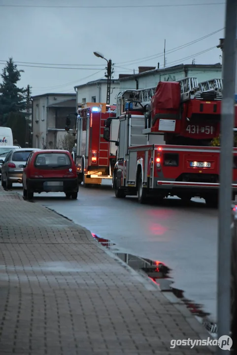 Pożar kotłowni przy ul. Willowej w Gostyniu