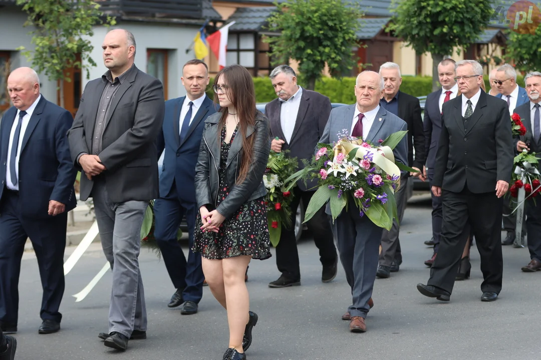 Delegacje na ceremonii pogrzebowej śp. Kazimierza Chudego