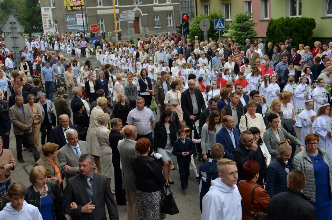 Procesja Bożego Ciała ulicami Krotoszyna w 2016 roku