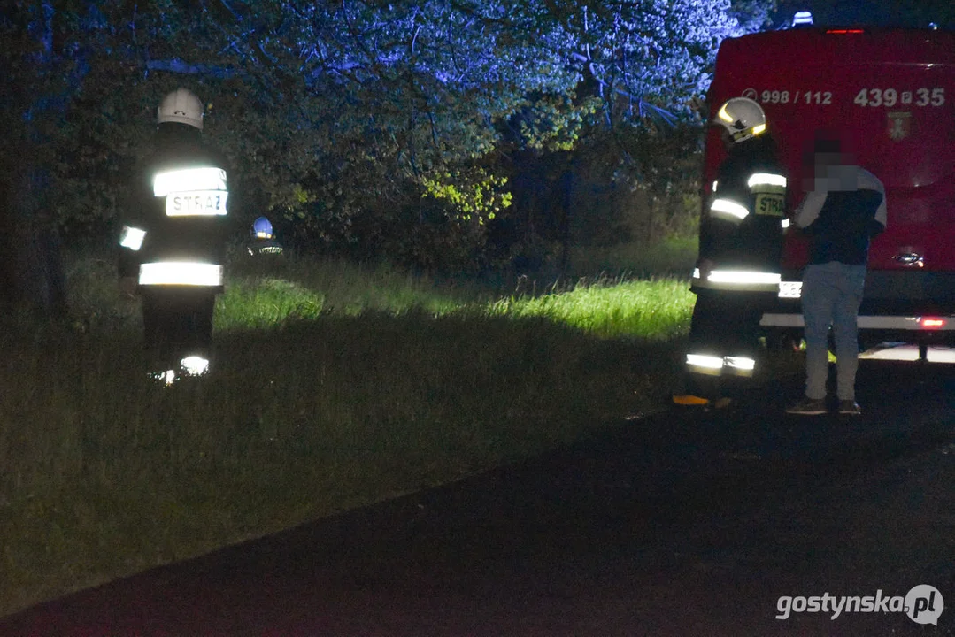 Wypadek śmiertelny na drodze Pogorzela - Gumienice