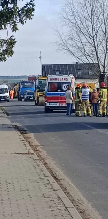 Wypadek przy pracy w tartaku w Kunowie (gm. Gostyń)