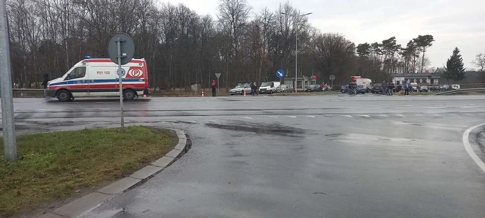 Wypadek na DK 11 w Nowym Mieście