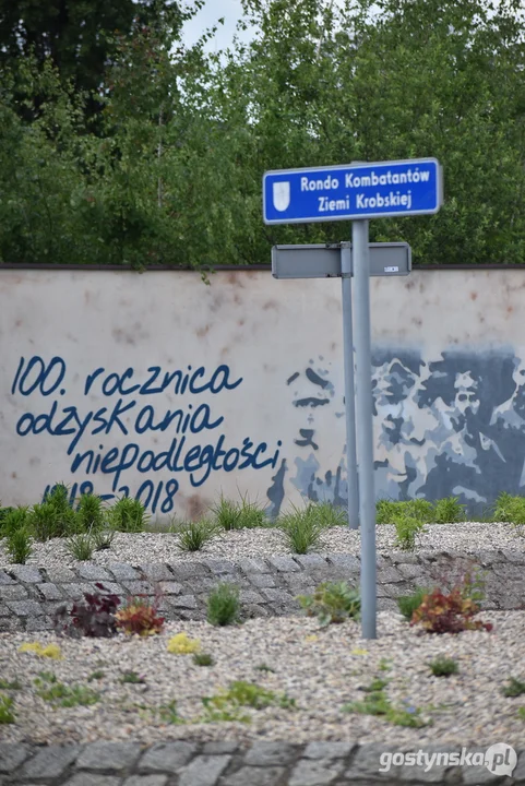 Gmina przejęła zarząd nad rondem im. Kombatantów Ziemi Krobskiej