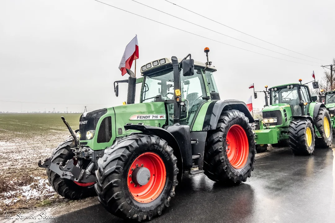 Protest rolników w powiecie krotoszyńskim