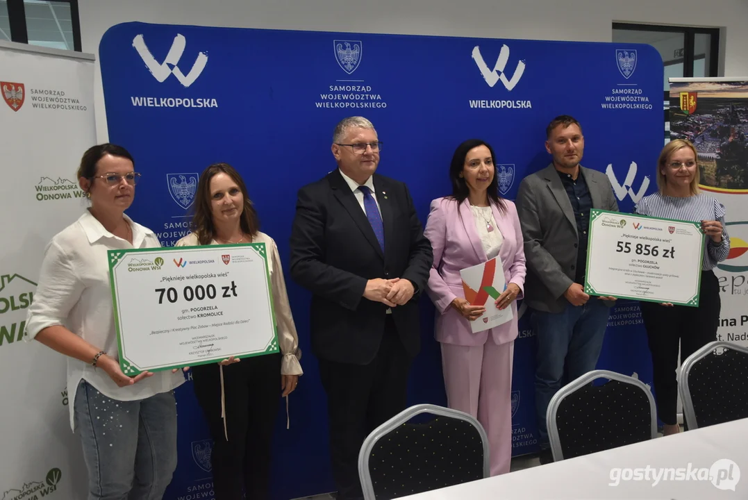Wręczenie dofinansowań w ramach XV edycji konkursu "Pięknieje wielkopolska wieś" w Pępowie