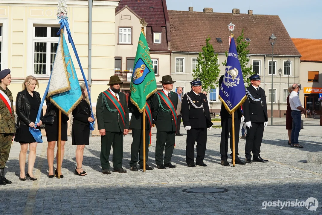 Poświęcenie figury Św. Jana Nepomucena w Krobi