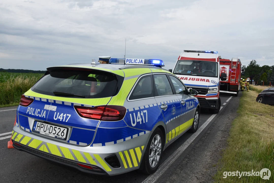 Wypadek na DK12 Gostyń - Jarocin