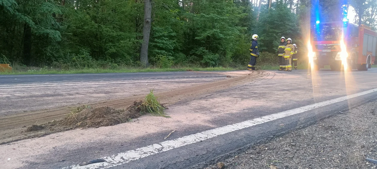 Wypadek na trasie Smolice - Dłoń