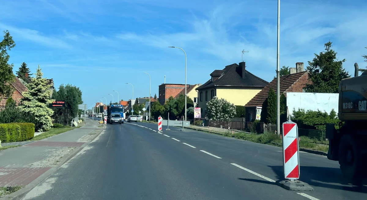 Remont ulicy Wojska Polskiego i Poznańskiej w Jarocinie