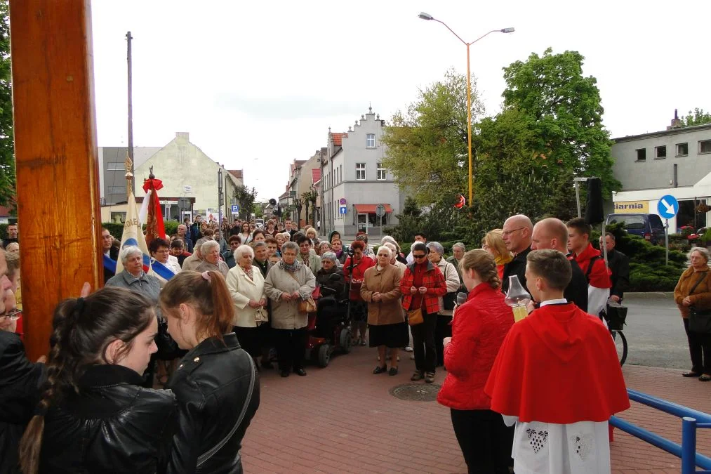 Symbole Światowych Dni Młodzieży w Jarocinie (2014)