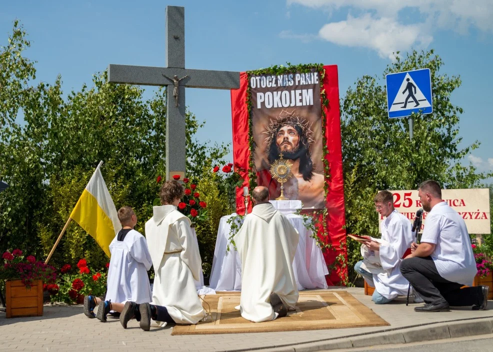 Procesja Bożego Ciała w Choczu