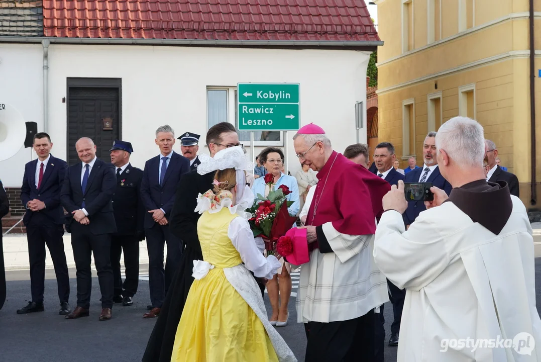 Poświęcenie figury Św. Jana Nepomucena w Krobi