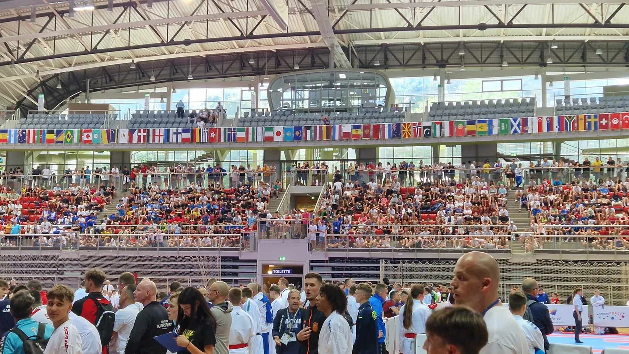 Julia Maślanka z UKEMI Kobylin na KARATE1 YOUTH LEAGUE - POREC 2023