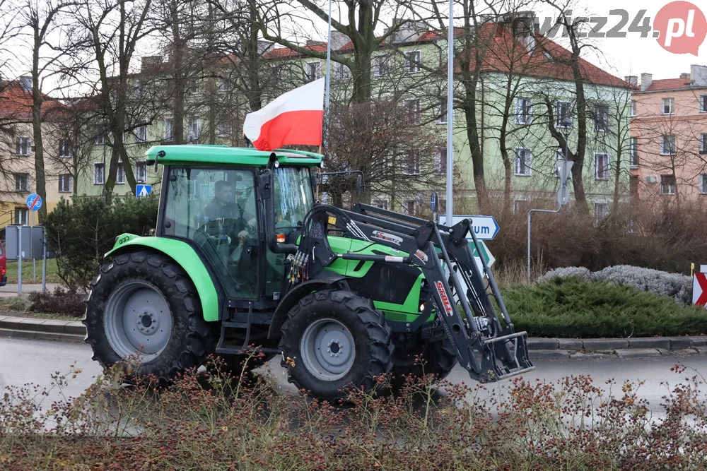 Protest rolników w Rawiczu