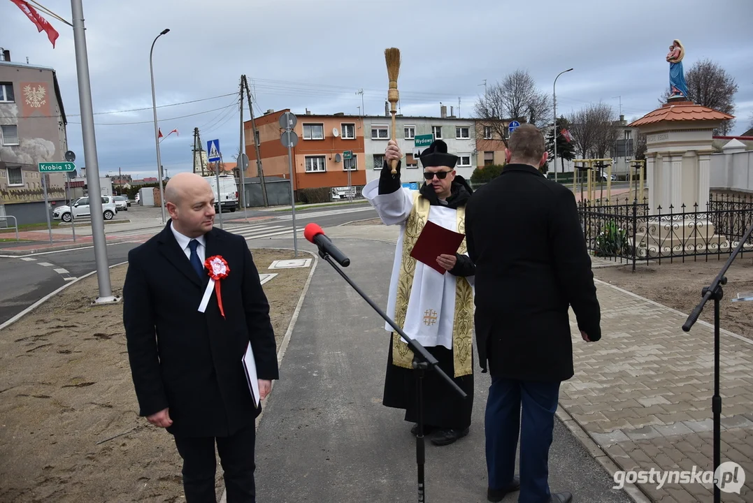 Otwarcie Ronda Powstańców Wielkopolskich w Poniecu