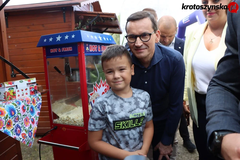 Mateusz Morawiecki w Krotoszynie. Piknik 800+