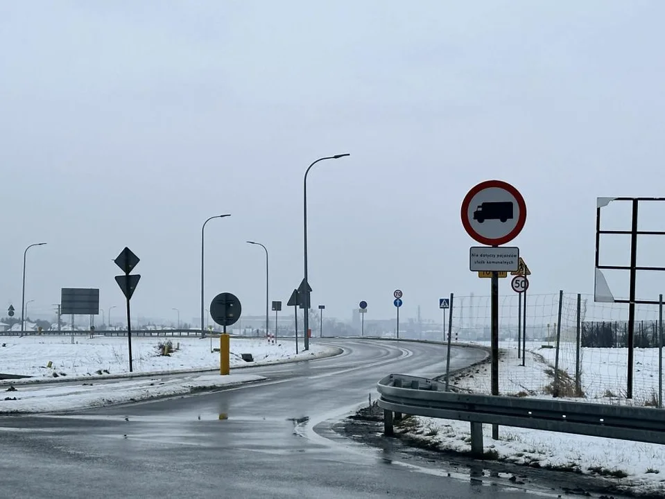 Zjazd na punkt ważenia pojazdów Jarocin