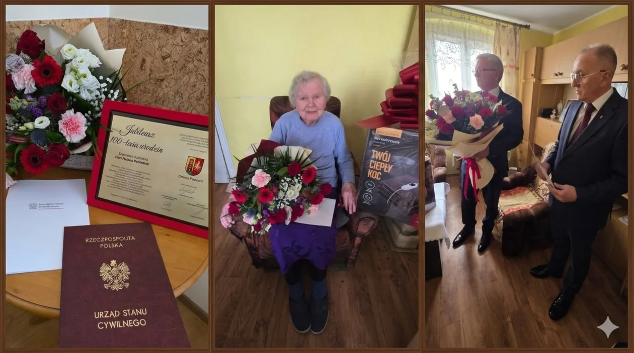 Pani Helena urodziła się w czasach, gdy Józef Piłsudski planował przewrót majowy. 100-latce życzenia złożył sam Donald Tusk - Zdjęcie główne