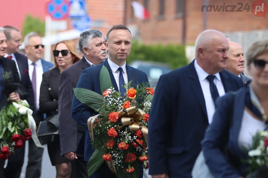 Delegacje na ceremonii pogrzebowej śp. Kazimierza Chudego