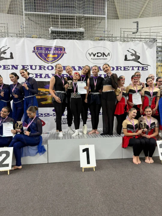 Mażoretki Big-Bang Gostyń na Mistrzostwach Europy w Opolu zdobyły cenne trofea