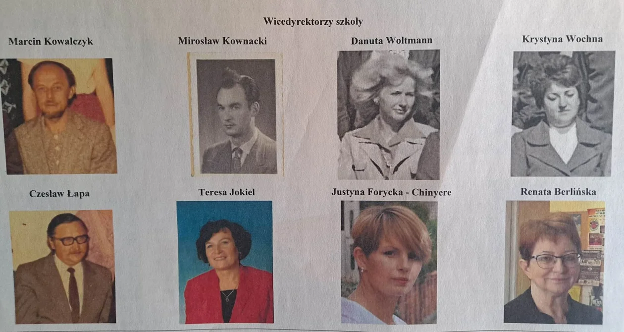 Wicedyrektorzy Szkoły Podstawowej im. M. Kopernika w Dobrzycy