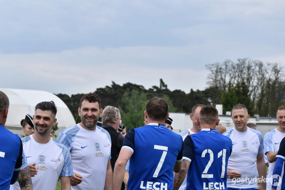 Mecz oldboyów Kani Gostyń i Lecha Poznań na 100-lecie Kani