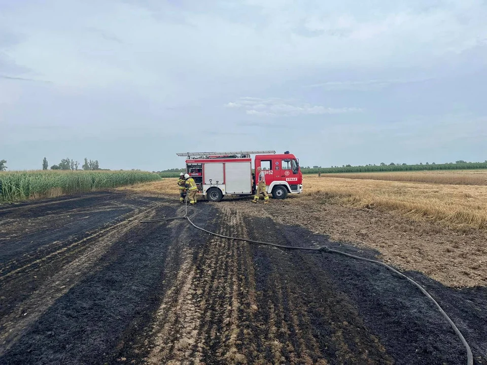 Pożary w czasie żniw w powiecie gostyńskim