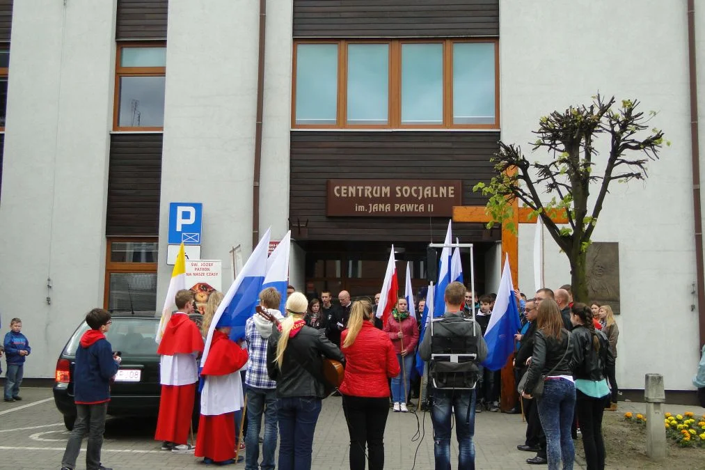 Symbole Światowych Dni Młodzieży w Jarocinie (2014)