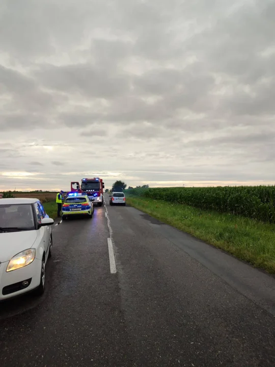 Potrącenie rowerzystki przez ciężarówkę na trasie Piaski-Pogorzela