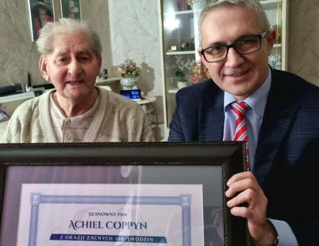 Achiel Coppyn z Pleszewa świętował swoje setne urodziny