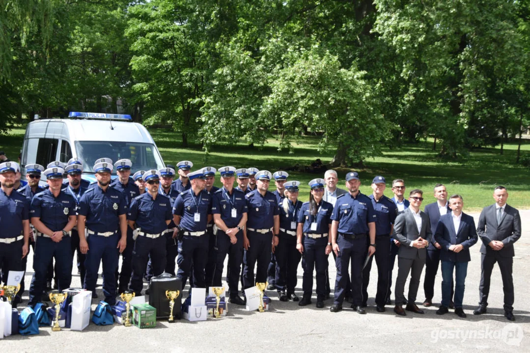 Podsumowanie 34. Konkursu "Policjant Ruchu Drogowego 2024" - finał  wojewódzki w Gostyniu