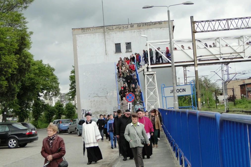 Symbole Światowych Dni Młodzieży w Jarocinie (2014)