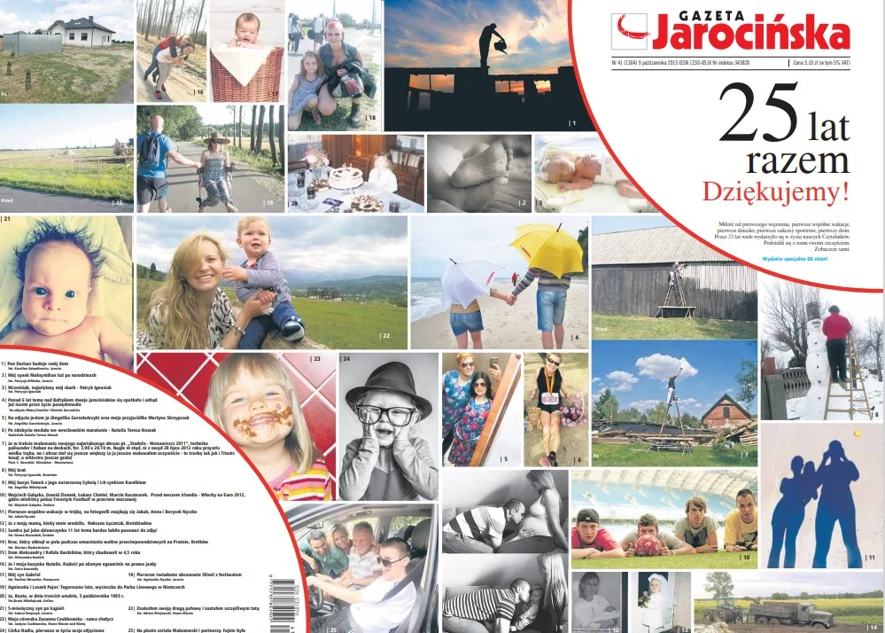 25 lat Gazety Jarocińskiej, jedynka z 2015