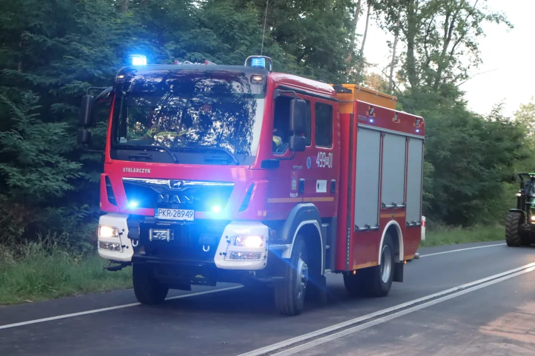 Wypadek na trasie Smolice - Dłoń