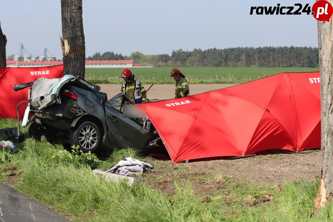 Wypadek śmiertelny na trasie Łaszczyn-Sarnówka