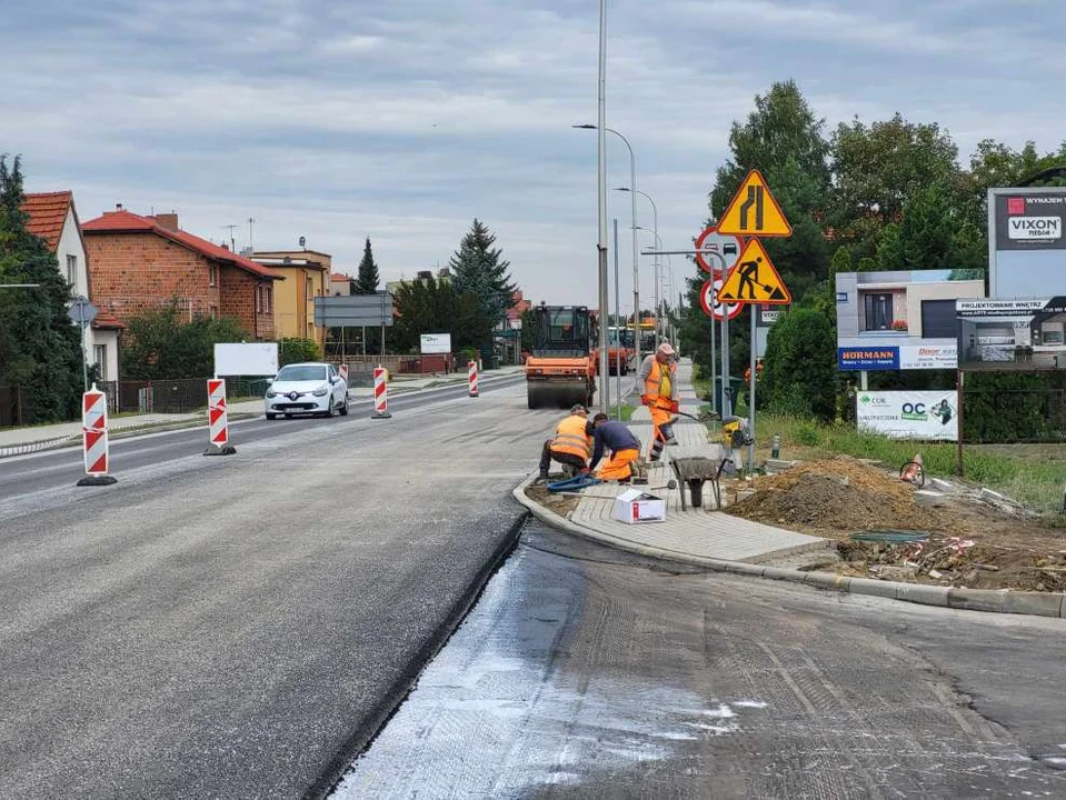 Remont remontem ulicy Wojska Polskiego w Jarocinie