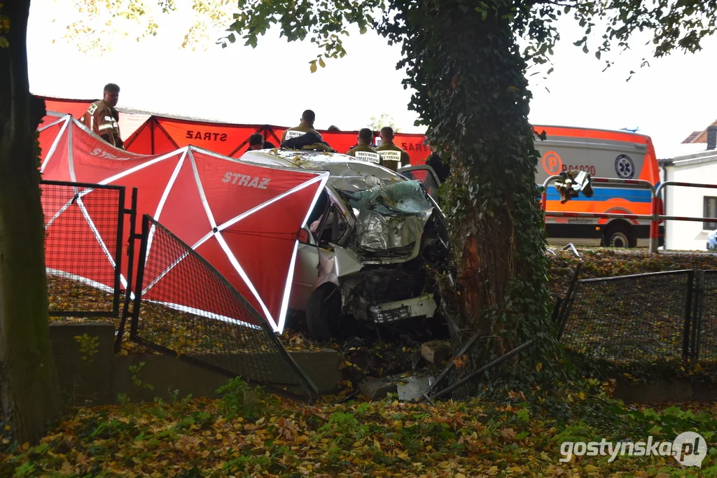 Tragiczny wypadek w Gębicach  w gm. Pępowo - 11.10.2022