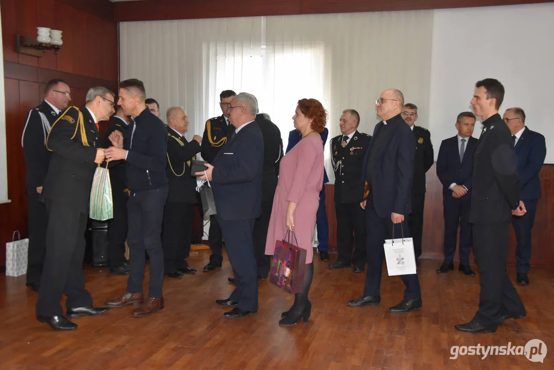 Pożegnanie bryg. Michała Pohla - z-cy komendanta powiatowego Państwowej Straży Pożarnej w Gostyniu