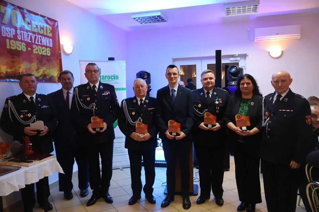 70 lat OSP Strzyżewko. Były medale, statuetki i ogromny tort - Zdjęcie główne