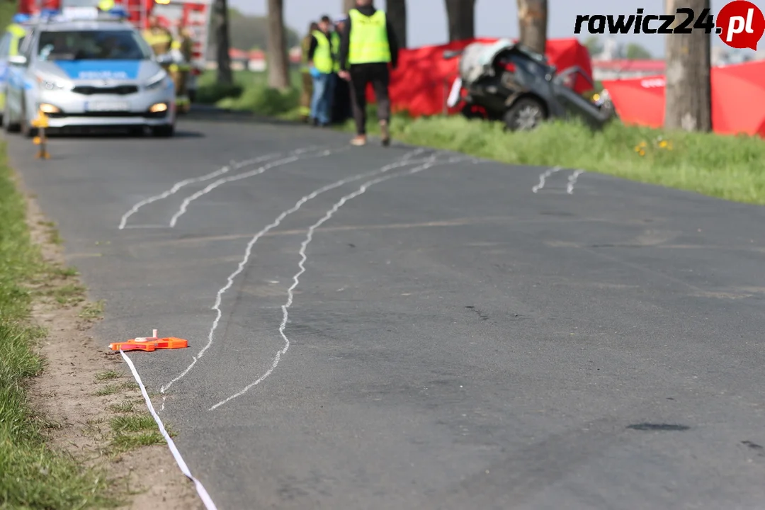 Wypadek śmiertelny na trasie Łaszczyn-Sarnówka