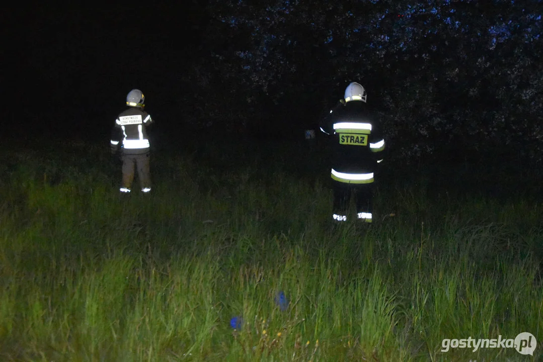 Wypadek śmiertelny na drodze Pogorzela - Gumienice